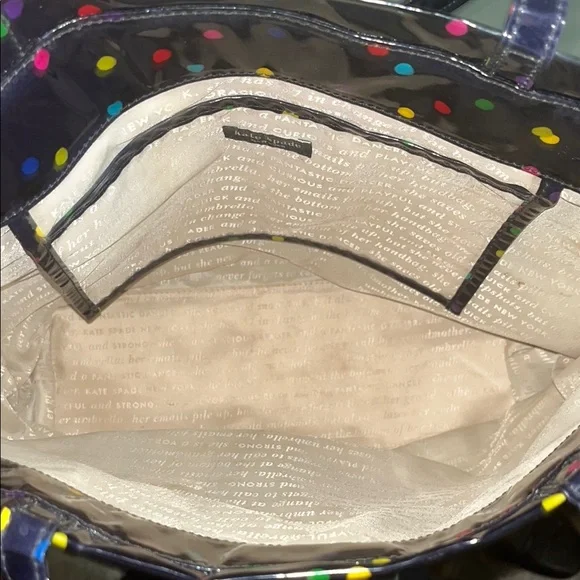 Kate Spade polka dot tote - Picture 3 of 6